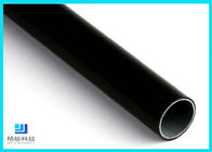 Tubulação de aço revestida plástica da tubulação magra antiestática Eco-amigável preta para a oficina