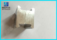 A tubulação de alumínio do conector dobro articula 6063-T5 o tipo prateado apropriado AL-6C