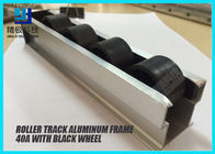 Transporte de alumínio da gravidade do rolo do trilho do fluxo da trilha do rolo com rolos 40A do PE