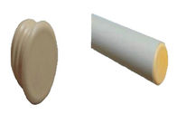 Tampão superior plástico bege dos encaixes revestidos masculinos flexíveis da cremalheira de tubulação do PE