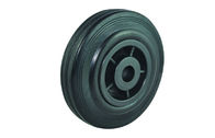 O rodízio do giro preto do PVC/plutônio/PP do parafuso roda 5 polegadas com freio