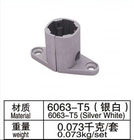 conector de alumínio da tubulação da liga 6063-T5 do tubo AL-33 de 28mm