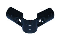 Junção de tubulação flexível do metal industrial preto, junção de tubulação do canto de metal para a bancada