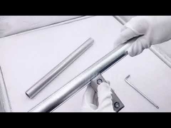 28mm Al-34 Aluminum Pipe Joints ISO14000 For Warehouse Rack