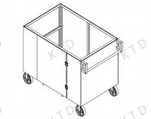 Heavy Duty Multi Purpose Transport Trolley Heavy Load Capacity Supporting Large Volumes of Goods in Distribution Centers