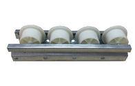 Rodas brancas com aço galvanizado Placon da trilha do rolo da flange 40mm