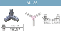 O conector do tubo da liga AL-36 de alumínio anodizou o conector interno de três maneiras