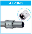 A tubulação de alumínio exterior de prata de anodização articula os conectores AL-18-B sem entalhe