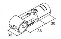 Conectores industriais e encaixes da tubulação de aço do metal para a cremalheira de exposição, flexíveis
