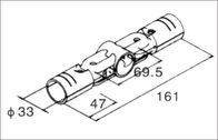 Encaixes de tubulação ajustáveis dobro dos conectores 28mm da tubulação do metal para tubulação revestida