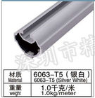 Tubulação industrial do perfil do quadro do T-entalhe da liga de alumínio de China 28mm