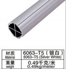 Tubulações de alumínio do equipamento logístico de AL-V 6063-T5 28mm