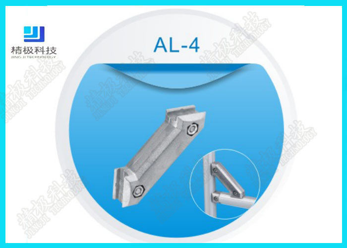 O lado dobro a tubulação de alumínio de 45 graus articula o AL diagonal -4 do conector da tubulação da cinta