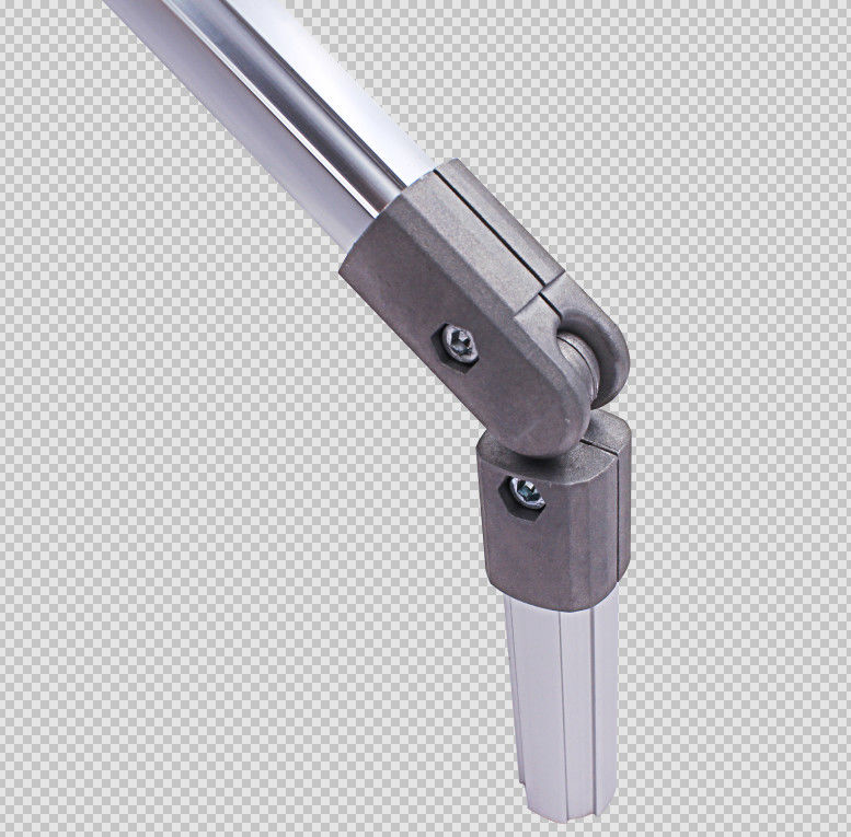 Die Casting Aluminum Pipe Joints AL-30 Aluminium Tube Connectors Anodizing Silver