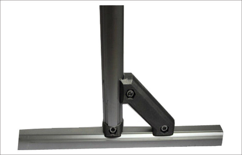Two Side 45 Degree Aluminum Tubing Joints Slivery Anodic Oxidation Treatment