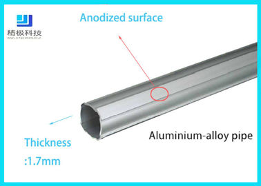 Diâmetro do tubo de liga de alumínio 28 mm Espessura da parede do tubo 1,7 mm Prata Branco AL-2817