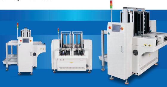 qualidade Máquina de transporte de PCB da série SMT/descarregador de revistas duplas Dimensão de limite 1475x1475x1220mm PCB Altura 900±20mm fábrica