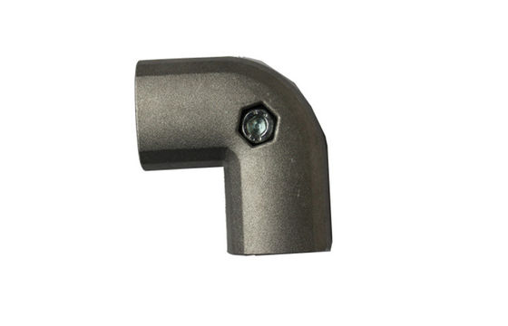 Conector de cotovelo de fundição por fusão de tubos de alumínio de 90 graus para sistemas de rack de tubulação